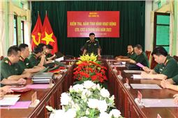 Quân khu kiểm tra hoạt động công tác đảng, công tác chính trị 6 tháng đầu năm 2022